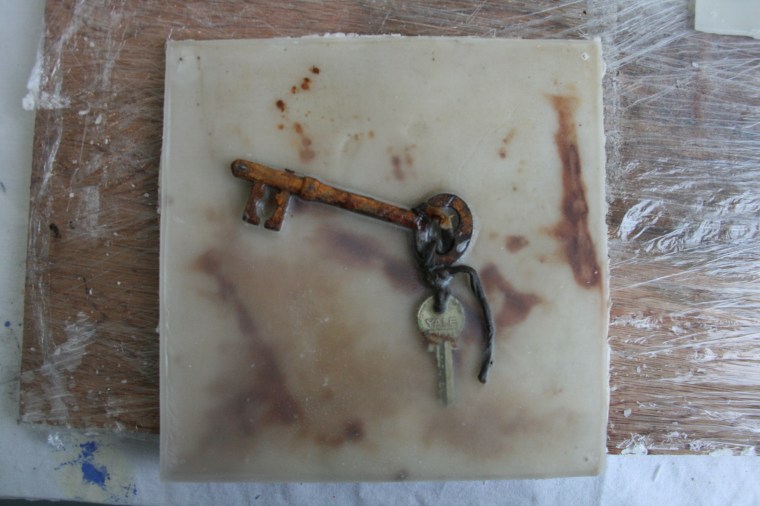 rusty key