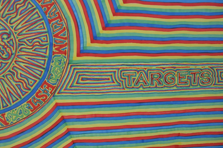 Detail of work on paper